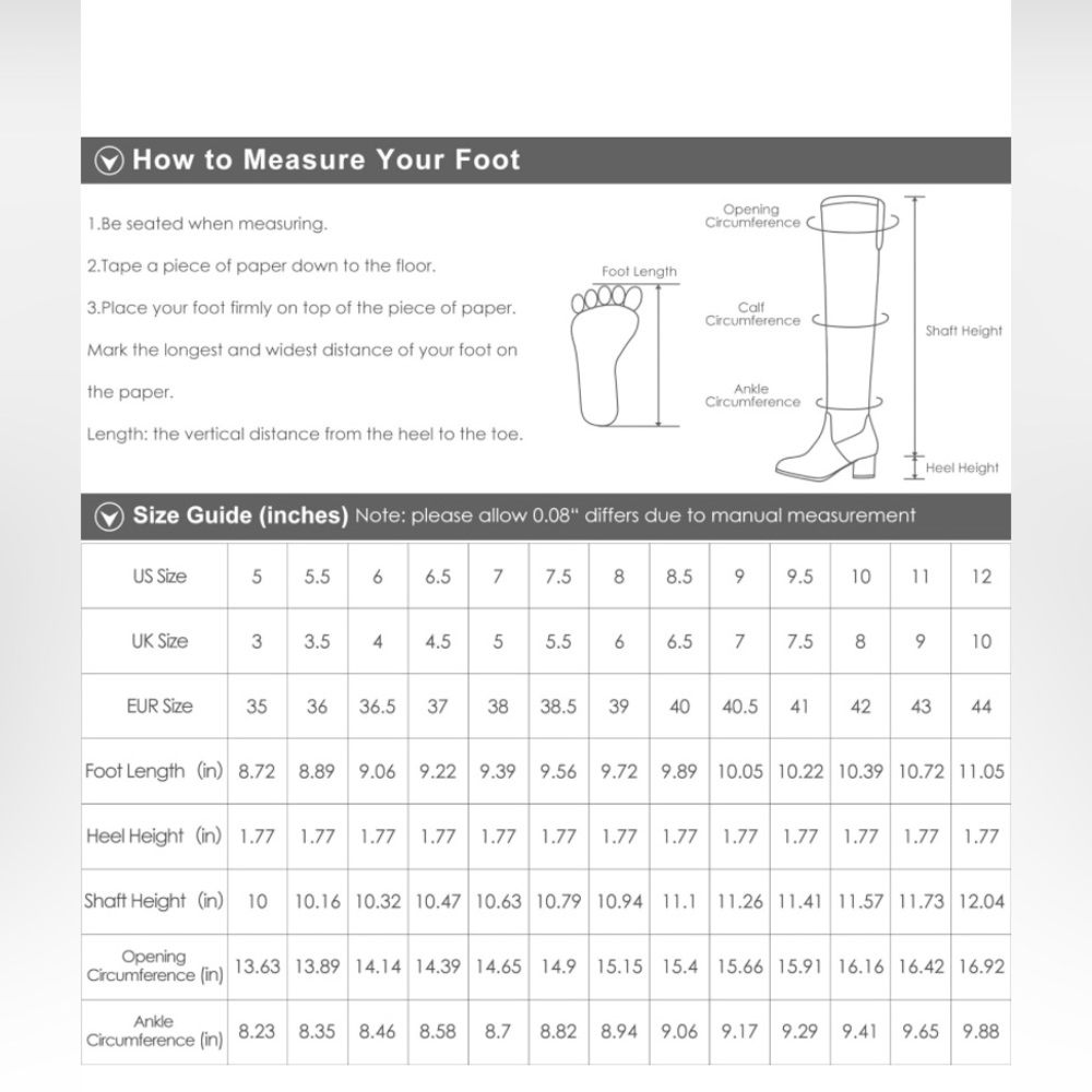 Mid Calf Riding Winter Boots - Picture 7 of 7